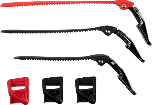 THOR Radial Strap Kit - Right - Red and Black 3430 - 1053 - Kelly Motorsports