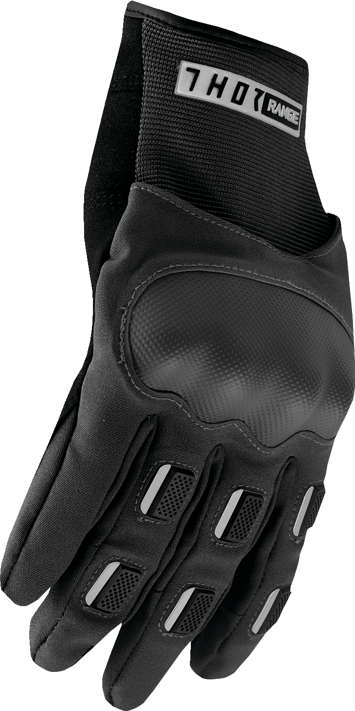 THOR Range Gloves Black Small 3330-7609 – Waterproof and Insulated Motorcycle Gloves - Kelly Motorsports