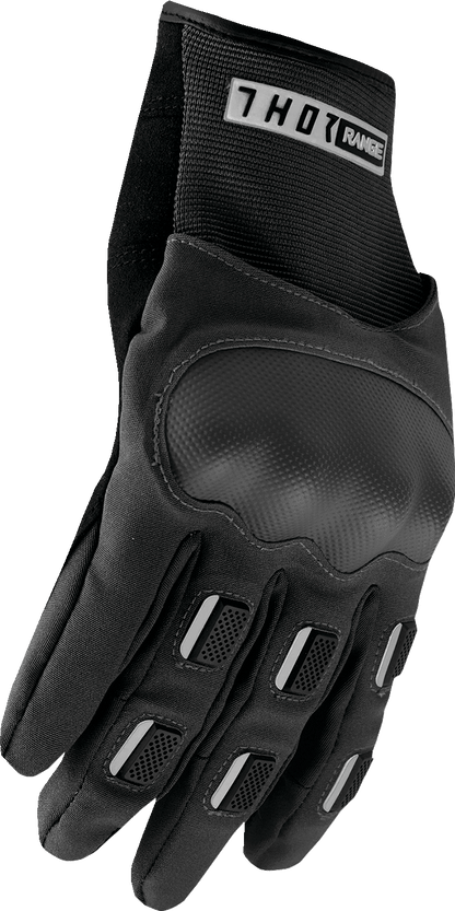 THOR Range Gloves Black Small 3330-7609 – Waterproof and Insulated Motorcycle Gloves - Kelly Motorsports