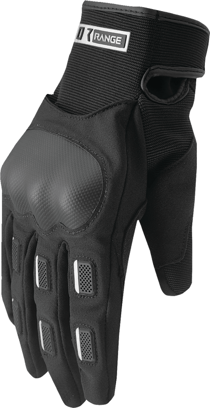 THOR Range Gloves Black Small 3330-7609 – Waterproof and Insulated Motorcycle Gloves - Kelly Motorsports