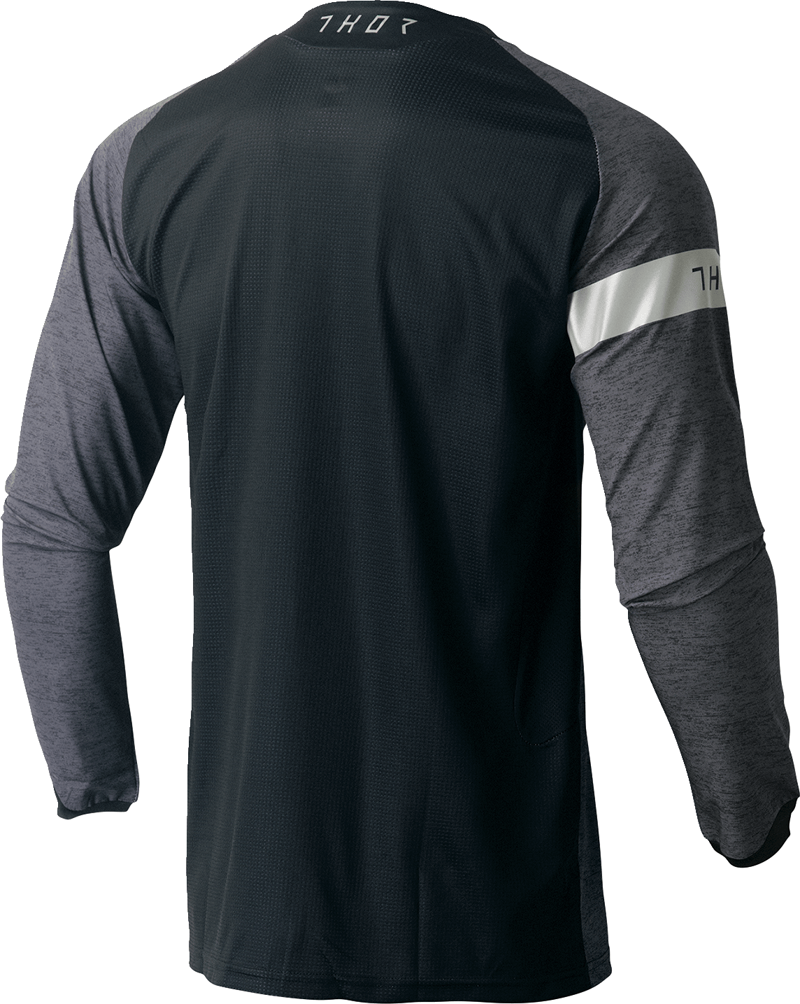 THOR Range Jersey 2XL - Black and Heather Gray with Performance Features - Kelly Motorsports