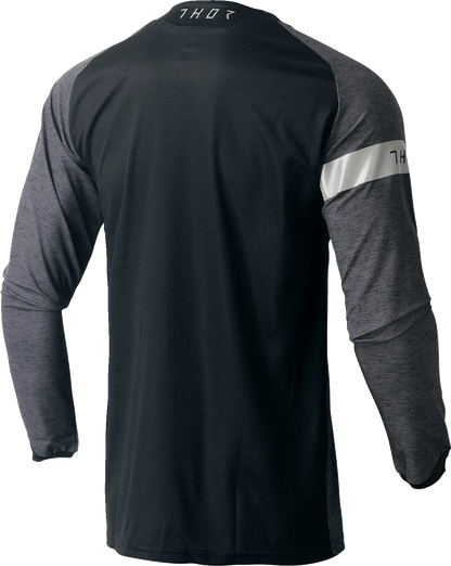 THOR Range Jersey in Black/Heather Gray – Model 2910-7479, XL - Kelly Motorsports