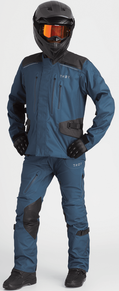 THOR Range Pants Waterproof, Breathable, Vented, Knee & Hip Pads - Kelly Motorsports