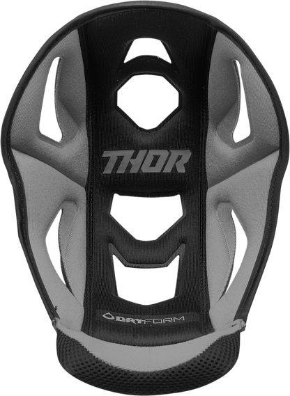 THOR Reflex Liner Small Gray Part 0134 - 2817 - Premium Interior Replacement for Thor Reflex Helmets - Kelly Motorsports