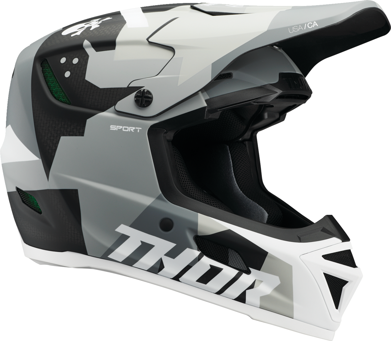 THOR Reflex Sport Carbon Helmet - Brave Edition with MIPS® Technology – Gray/White, Small, Part 0110 - 8758 - Kelly Motorsports