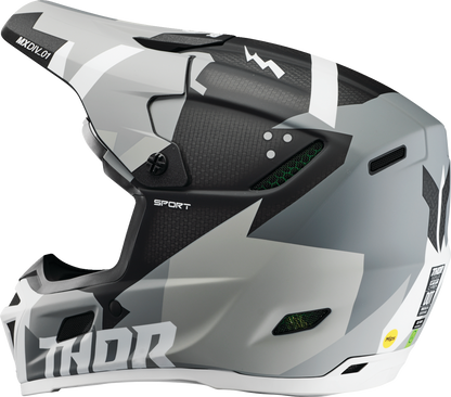 THOR Reflex Sport Carbon Helmet - Brave Edition with MIPS® Technology – Gray/White, Small, Part 0110 - 8758 - Kelly Motorsports