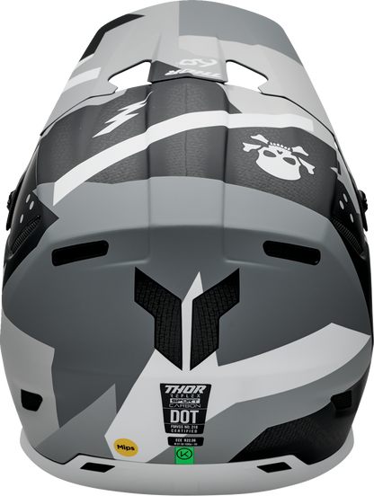 THOR Reflex Sport Carbon Helmet - Brave Edition with MIPS® Technology – Gray/White, Small, Part 0110 - 8758 - Kelly Motorsports