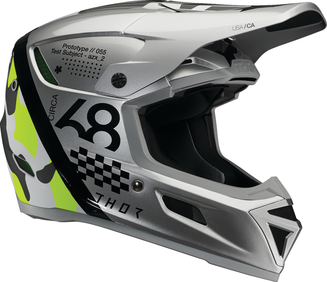 THOR Reflex Sport Helmet Riot MIPS® Gray/Acid XS - Part 0110 - 8769 - Kelly Motorsports