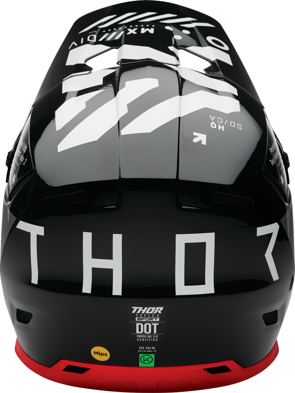 THOR Reflex Sport Helmet Strike MIPS® Black/Red XS - Part 0110 - 8781 - Kelly Motorsports