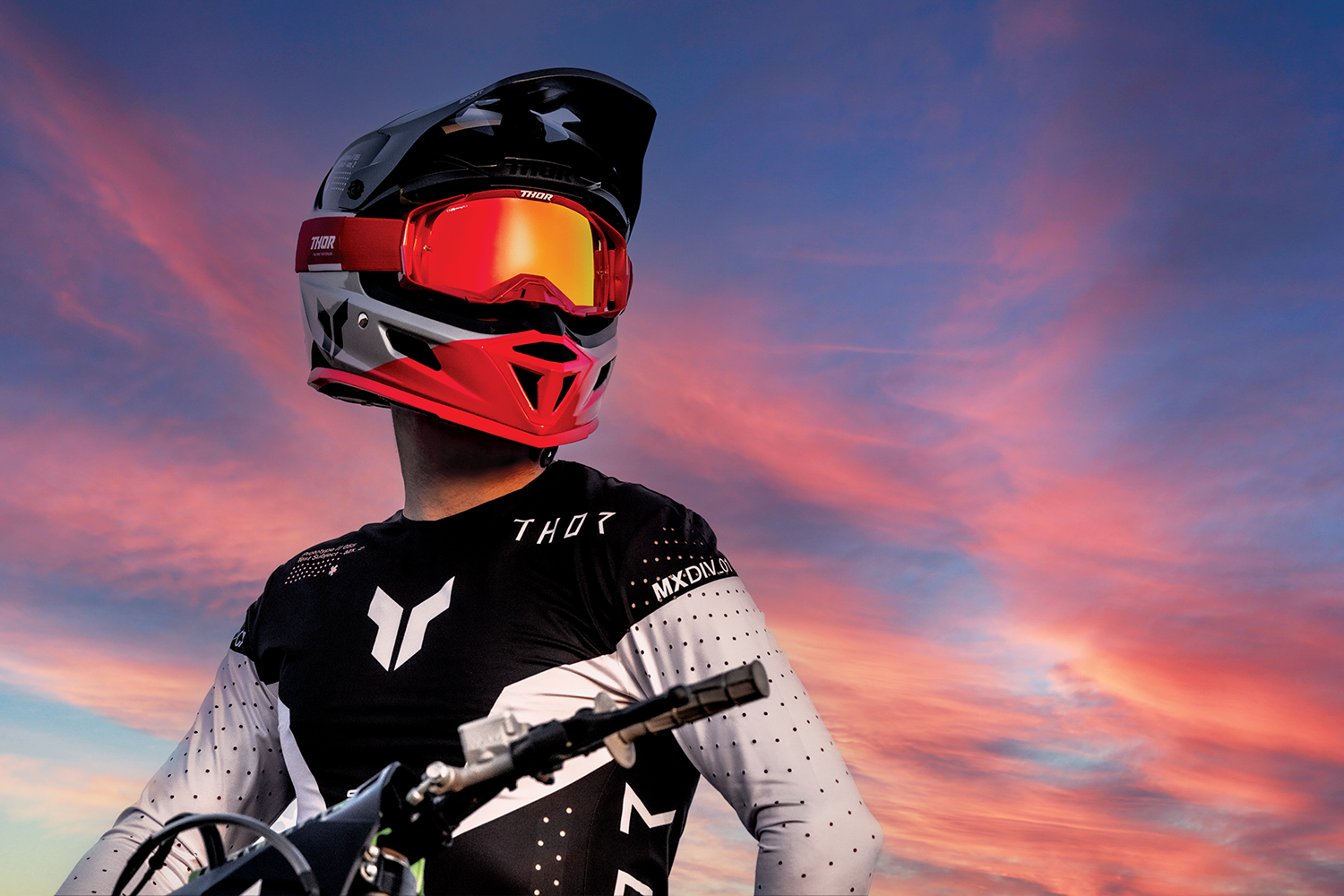 THOR Reflex Sport Helmet Strike MIPS® Black/Red XS - Part 0110 - 8781 - Kelly Motorsports