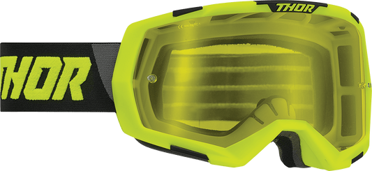 THOR Regiment Goggle - Acid/Black with Yellow Lens (Part 2601-2798) - Kelly Motorsports