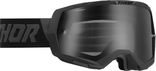 THOR Regiment Goggle - Black/Gray with Smoke Lens, Part Number 2601-2797 - Kelly Motorsports