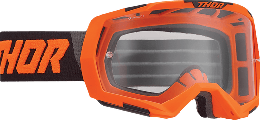 THOR Regiment Goggle Flo Orange/Black with Clear Lens – Part Number 2601-2802 - Kelly Motorsports