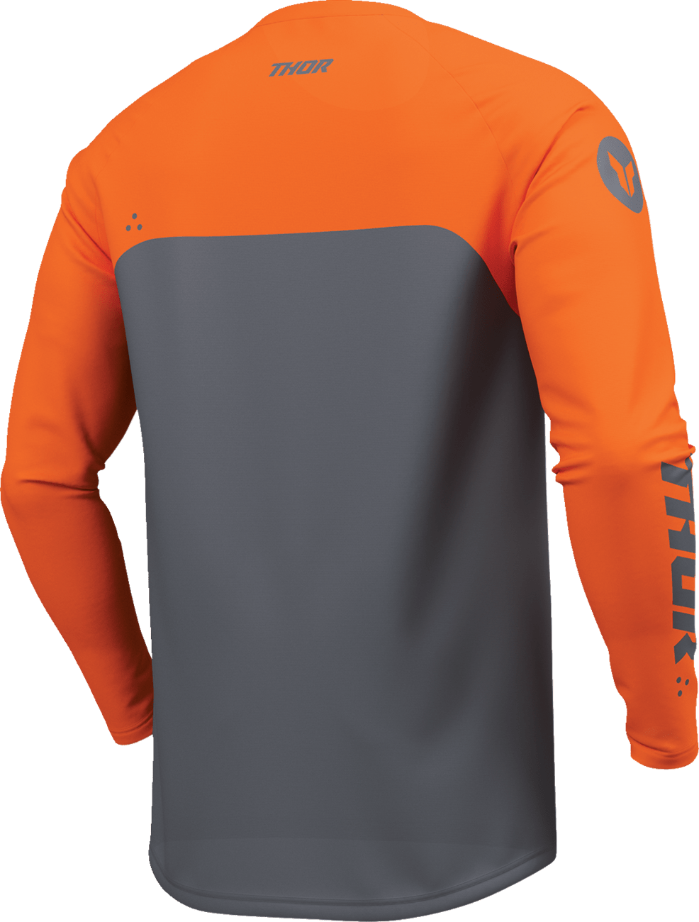THOR Ridemode Menace Jersey 2XL - Charcoal | Durable Hybrid Sleeve Design & Moisture-Wicking Fabric - Kelly Motorsports