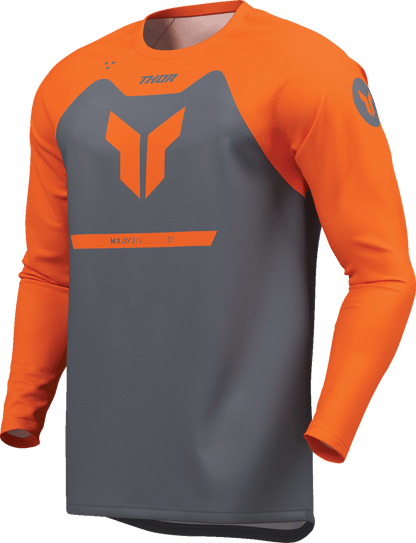 THOR Ridemode Menace Jersey - Charcoal XL - Part Number 2910-8723 - Kelly Motorsports