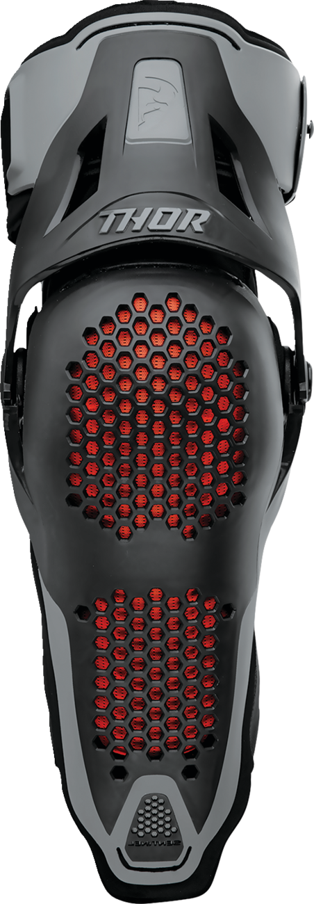 THOR Sentinel Knee Guards - Black - Size L/XL with Co - Molded ABS/TPU Chassis and Anatomical Design - Kelly Motorsports