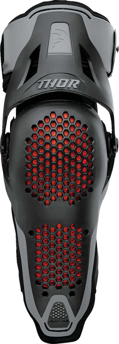 THOR Sentinel Knee Guards - Black - Size L/XL with Co - Molded ABS/TPU Chassis and Anatomical Design - Kelly Motorsports