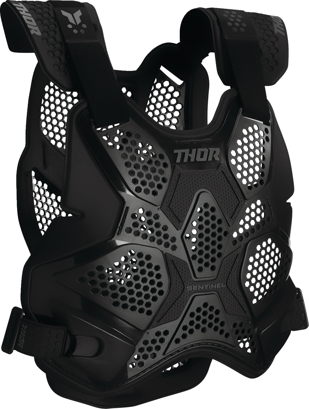 THOR Sentinel LTD Guard Black - XS/S (Part Number 2701 - 1405) - Kelly Motorsports