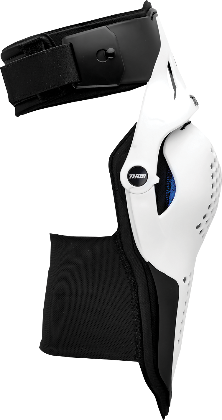 THOR Sentinel LTD Knee Guards - White, Size L/XL - Part 2704 - 0612 - Kelly Motorsports