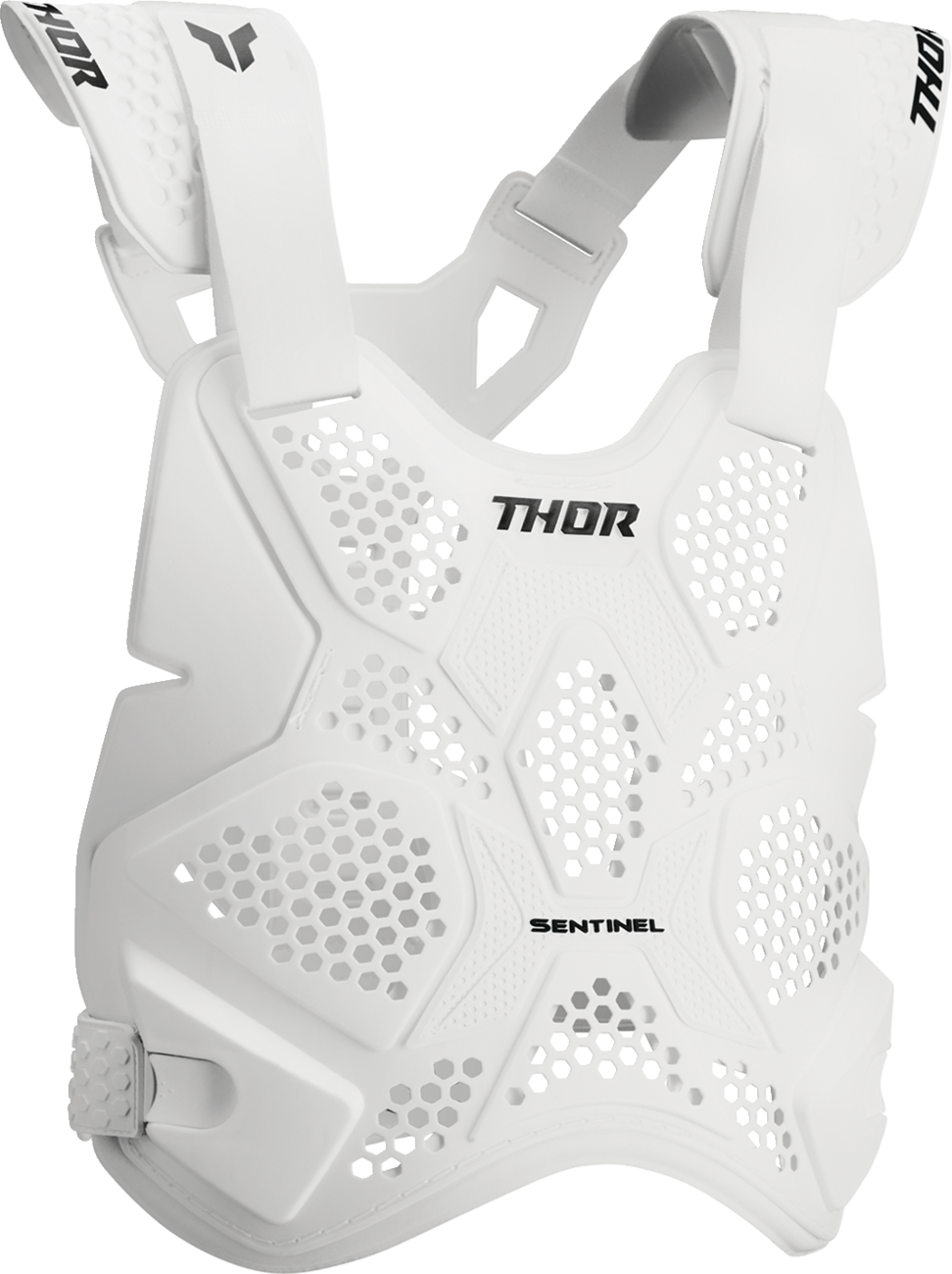 THOR Sentinel LTD Race Guard M/L by THOR - White, Part Number 2701 - 1420 - Kelly Motorsports