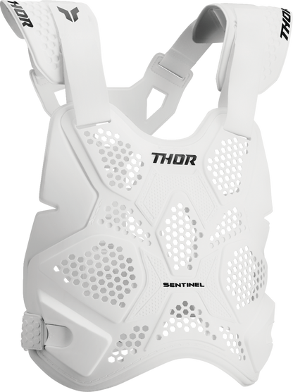 THOR Sentinel LTD Race Guard M/L by THOR - White, Part Number 2701 - 1420 - Kelly Motorsports