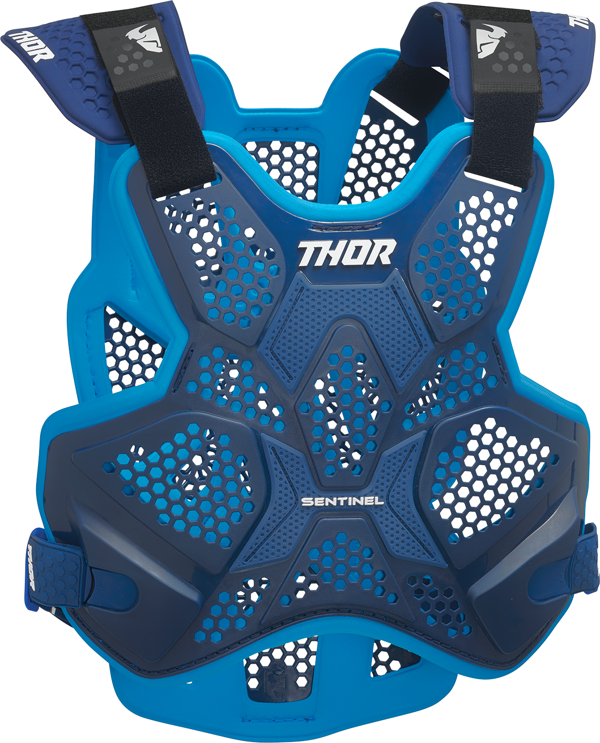 THOR Sentinel LTD Roost Guard Navy XS/S - Lightweight, Adjustable Protection for Riders 120 - 185 lbs - Kelly Motorsports