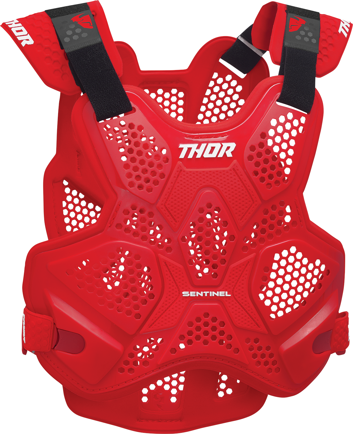 THOR Sentinel LTD Roost Guard XL/2XL by THOR - Red, Part Number 2701 - 1207 - Kelly Motorsports