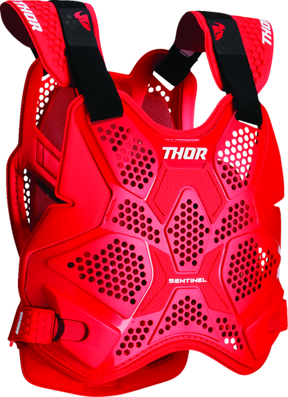 THOR Sentinel Pro Guard XS/S by THOR - Red, Part Number 2701 - 1307 - Kelly Motorsports