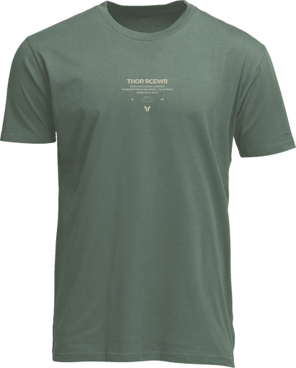 THOR Signature T-Shirt - Olive, 2XL - 3030-25136 - Kelly Motorsports