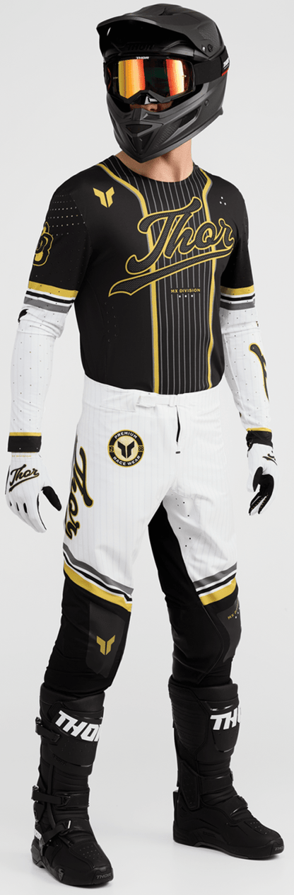THOR Sportmode Baller Pants – Black/Gold, US 34, Part Number 2901-12406 - Kelly Motorsports