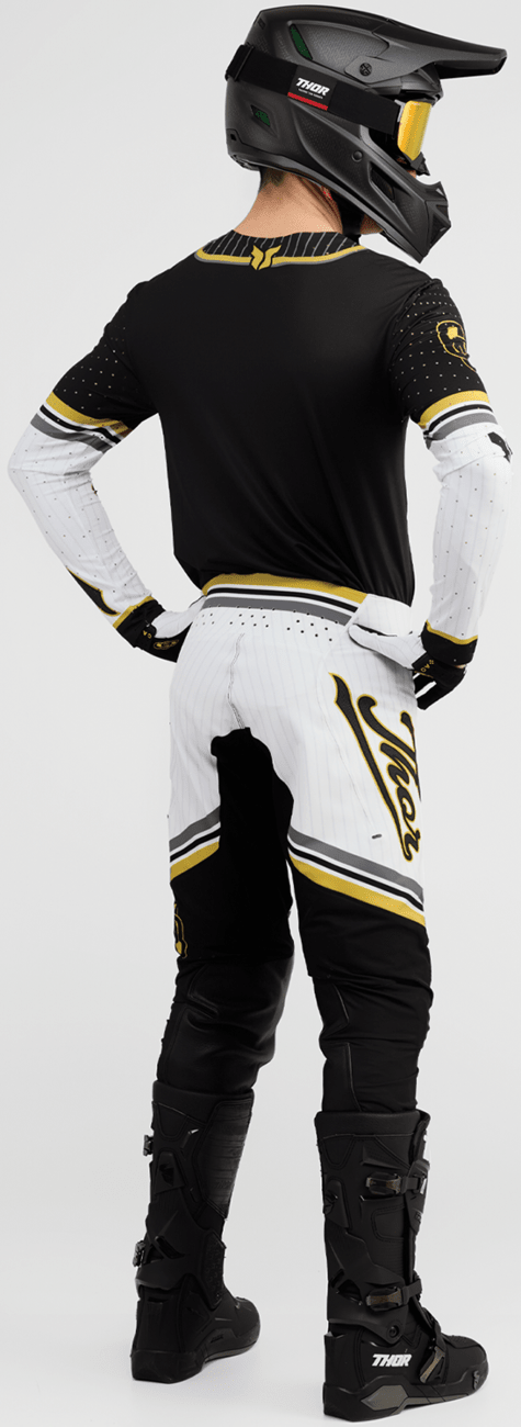 THOR Sportmode Baller Pants – Black/Gold, US 34, Part Number 2901-12406 - Kelly Motorsports