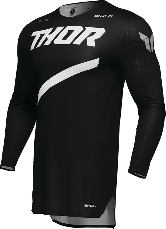 THOR Sportmode Brave Jersey - Black, Size Small - Part Number 2910-8088 - Kelly Motorsports