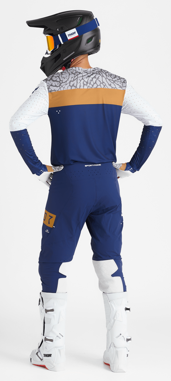 THOR Sportmode Bravo Pants - Navy/White, US 31, Part 2901-11953 - Kelly Motorsports