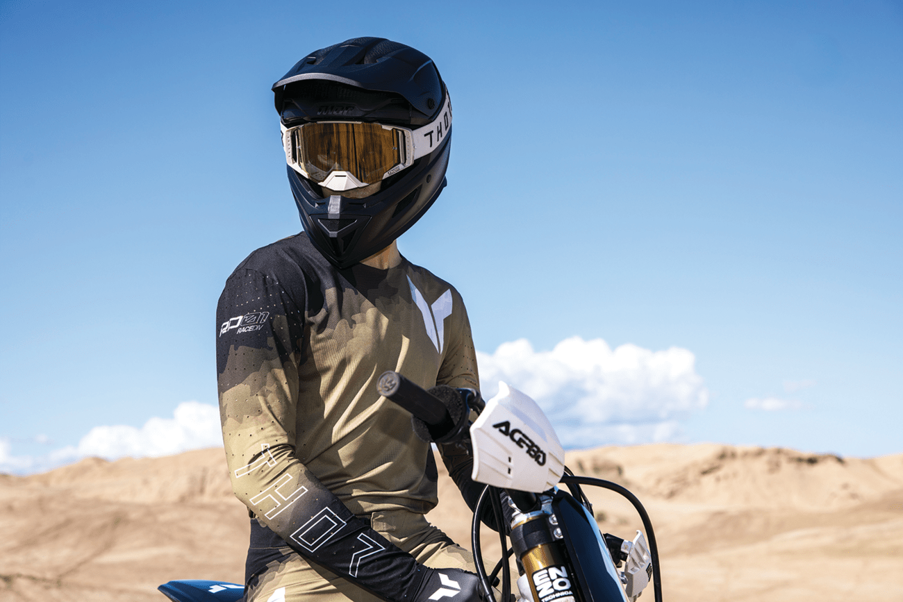 THOR Sportmode Carbon Jersey 2XL - Black and Copper, Part Number 2910-8741 - Kelly Motorsports