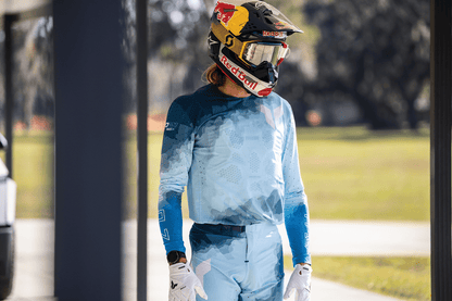 THOR Sportmode Carbon Jersey 2XL - Electric Blue & Powder Blue - Part 2910-8736 - Kelly Motorsports