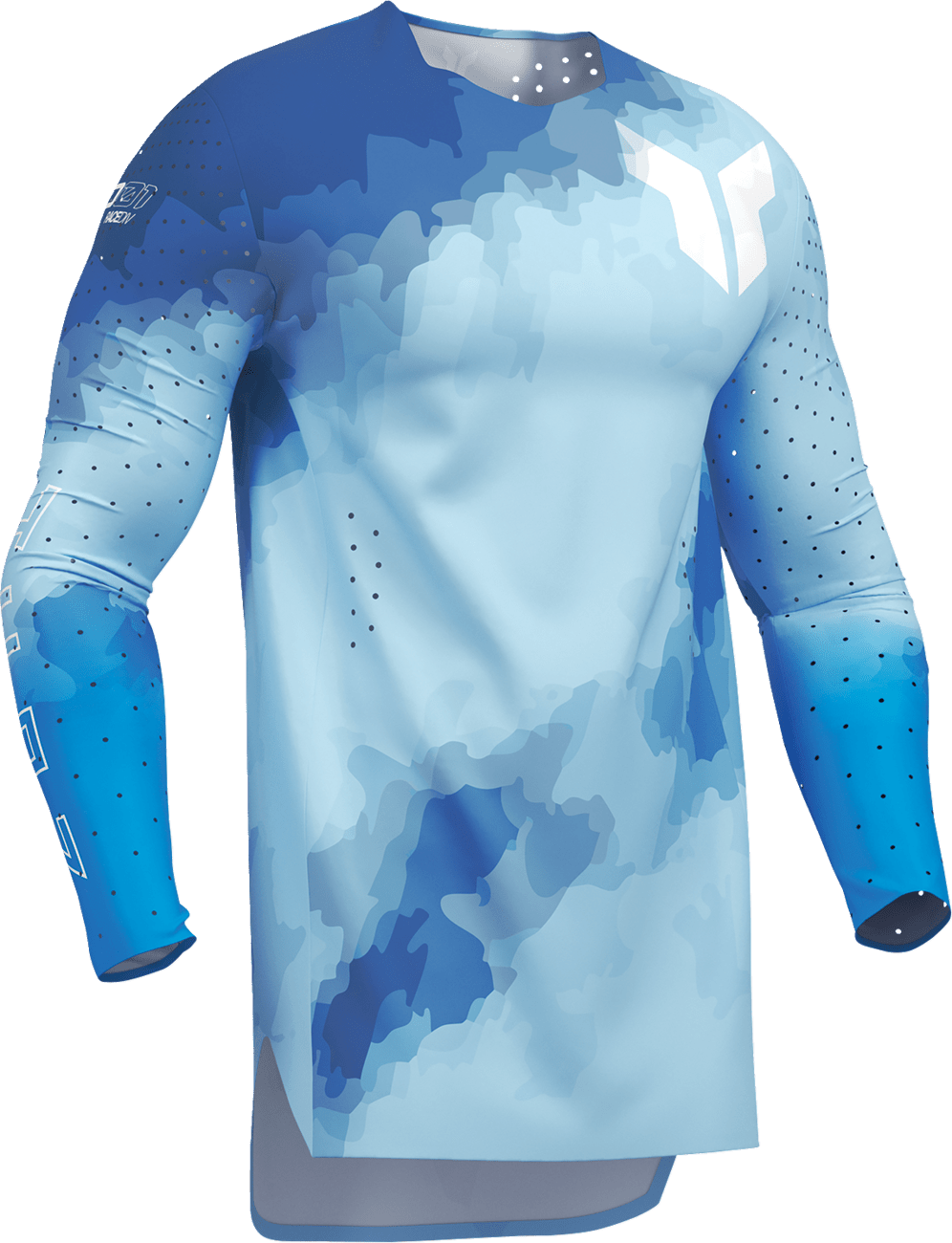 THOR Sportmode Carbon Jersey 2XL - Electric Blue & Powder Blue - Part 2910-8736 - Kelly Motorsports