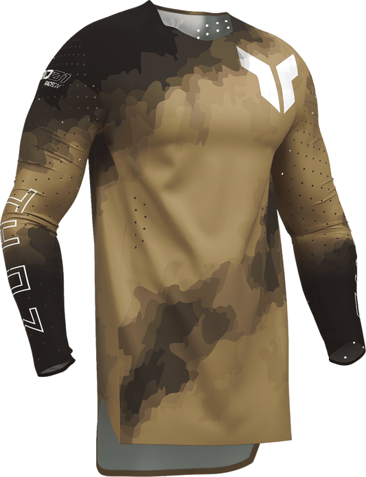 THOR Sportmode Carbon Jersey - Black and Copper, Medium (Part No. 2910-8738) - Kelly Motorsports