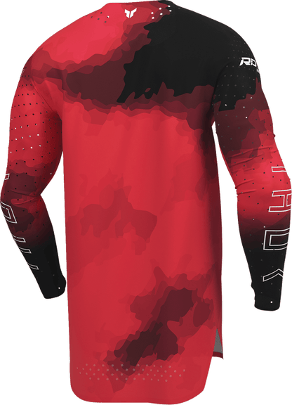THOR Sportmode Carbon Jersey Medium by THOR - Black and Red, Part No. 2910-8728 - Kelly Motorsports