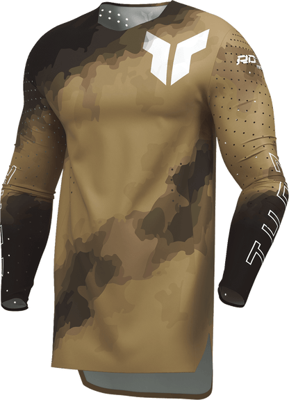 THOR Sportmode Carbon Jersey XL by THOR – Black and Copper, Part Number 2910-8740 - Kelly Motorsports