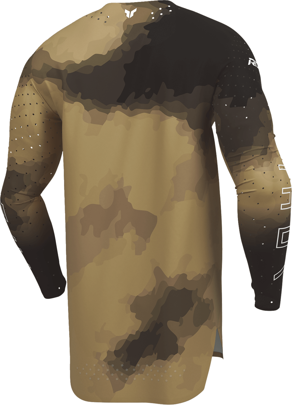 THOR Sportmode Carbon Jersey XL by THOR – Black and Copper, Part Number 2910-8740 - Kelly Motorsports