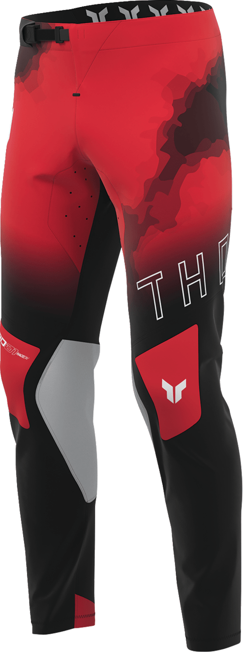 THOR Sportmode Carbon Pants - Black/Red, US 31 - Part No. 2901-12772 - Kelly Motorsports