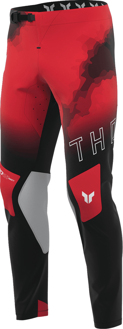 THOR Sportmode Carbon Pants - Black/Red, US 31 - Part No. 2901-12772 - Kelly Motorsports
