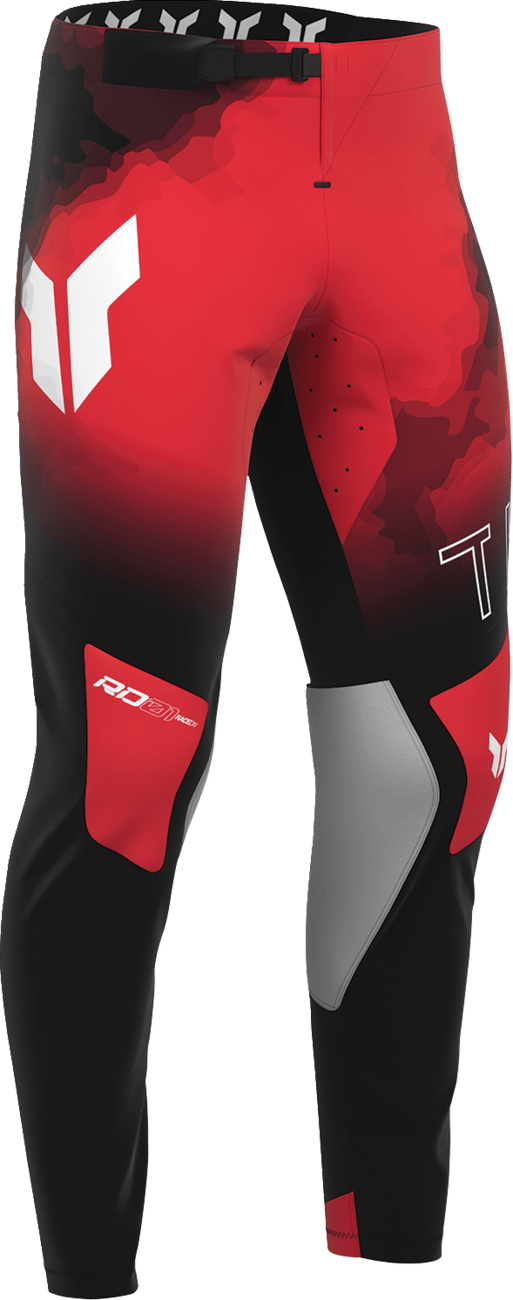 THOR Sportmode Carbon Pants - Black/Red, US 31 - Part No. 2901-12772 - Kelly Motorsports