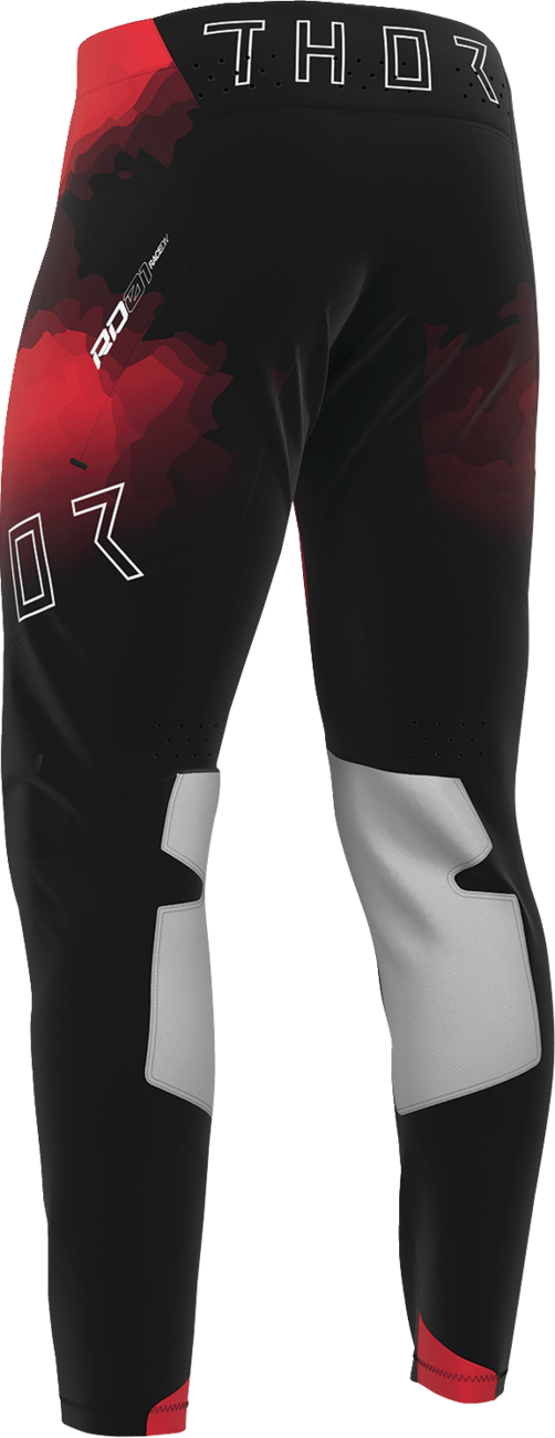 THOR Sportmode Carbon Pants - Black/Red, US 31 - Part No. 2901-12772 - Kelly Motorsports