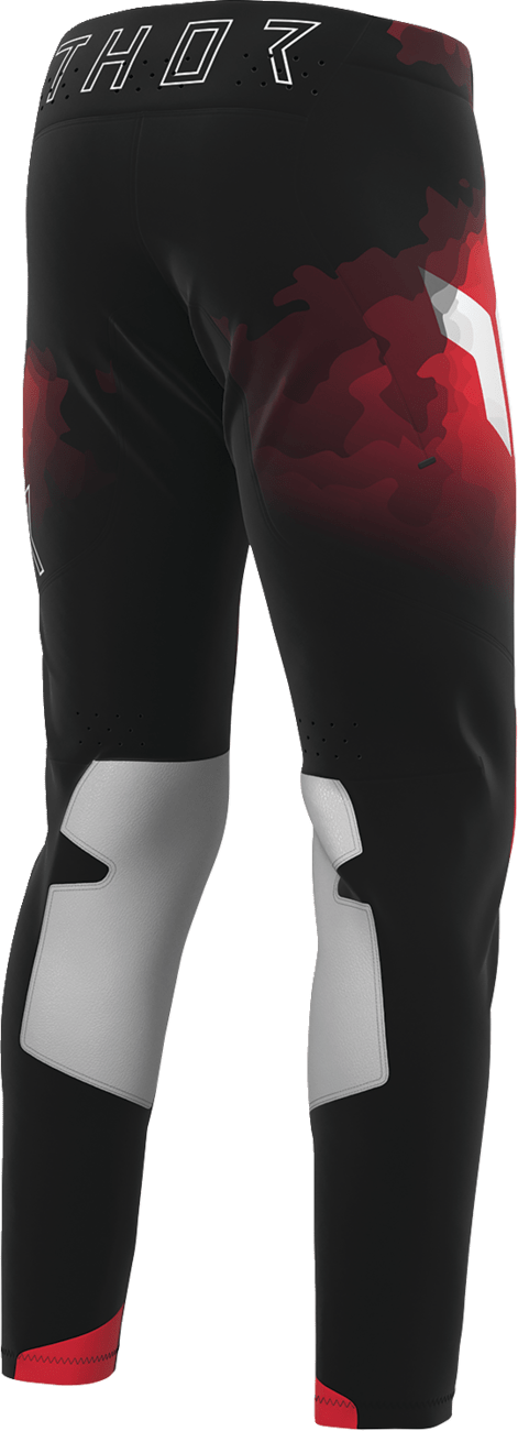 THOR Sportmode Carbon Pants - Black/Red, US 31 - Part No. 2901-12772 - Kelly Motorsports