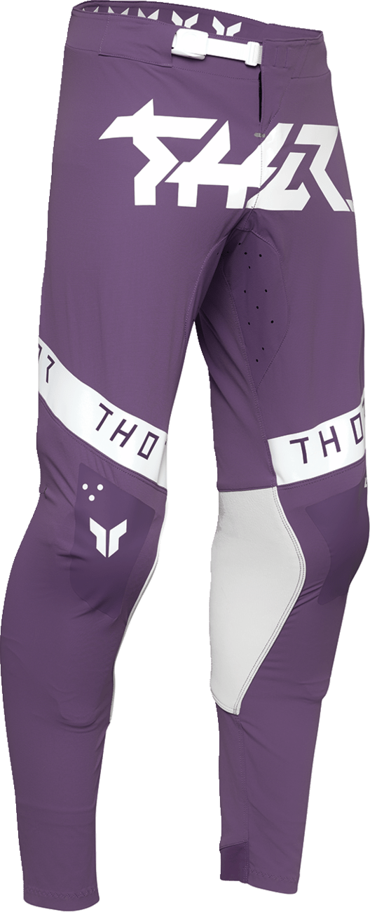THOR Sportmode Flite Pants - Gray/Purple US 34 - Model 2901-11975 - Kelly Motorsports