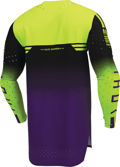 THOR Sportmode Geo Jersey 2XL by THOR - Part Number 2910-8746, Black and Purple - Kelly Motorsports