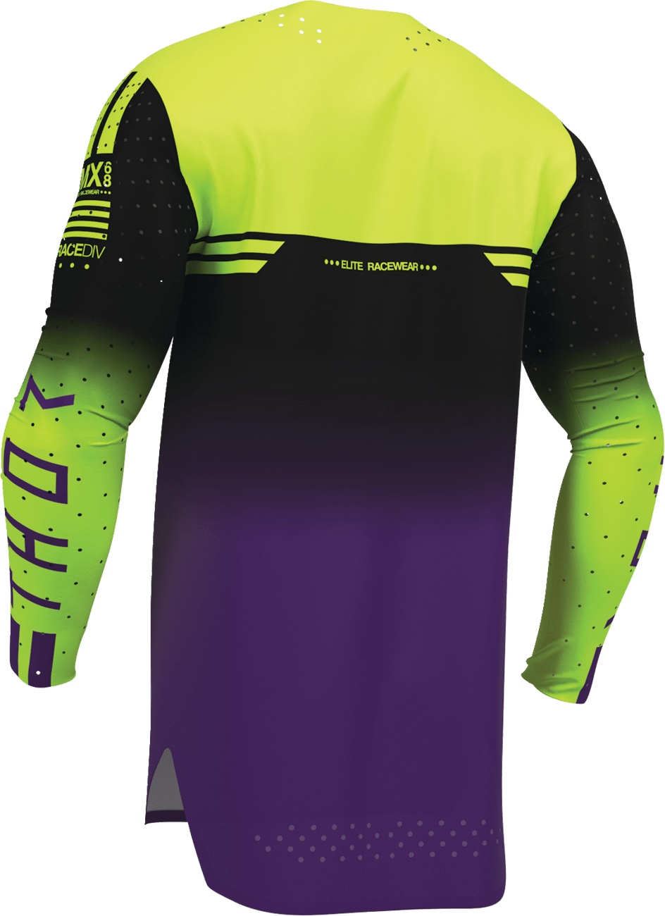 THOR Sportmode Geo Jersey - Black/Purple, Small - Part Number 2910-8742 - Kelly Motorsports