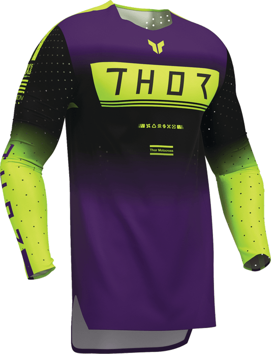 THOR Sportmode Geo Jersey - Large Black and Purple, Part Number 2910-8744 - Kelly Motorsports