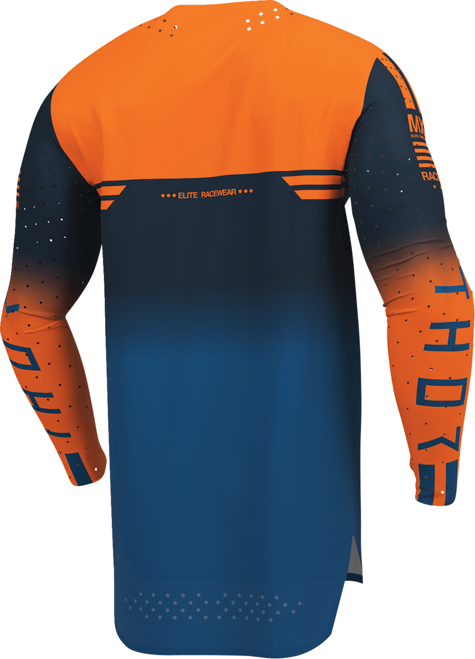 THOR Sportmode Geo Jersey - Midnight/Blue - Small (Part Number 2910-8752) - Kelly Motorsports